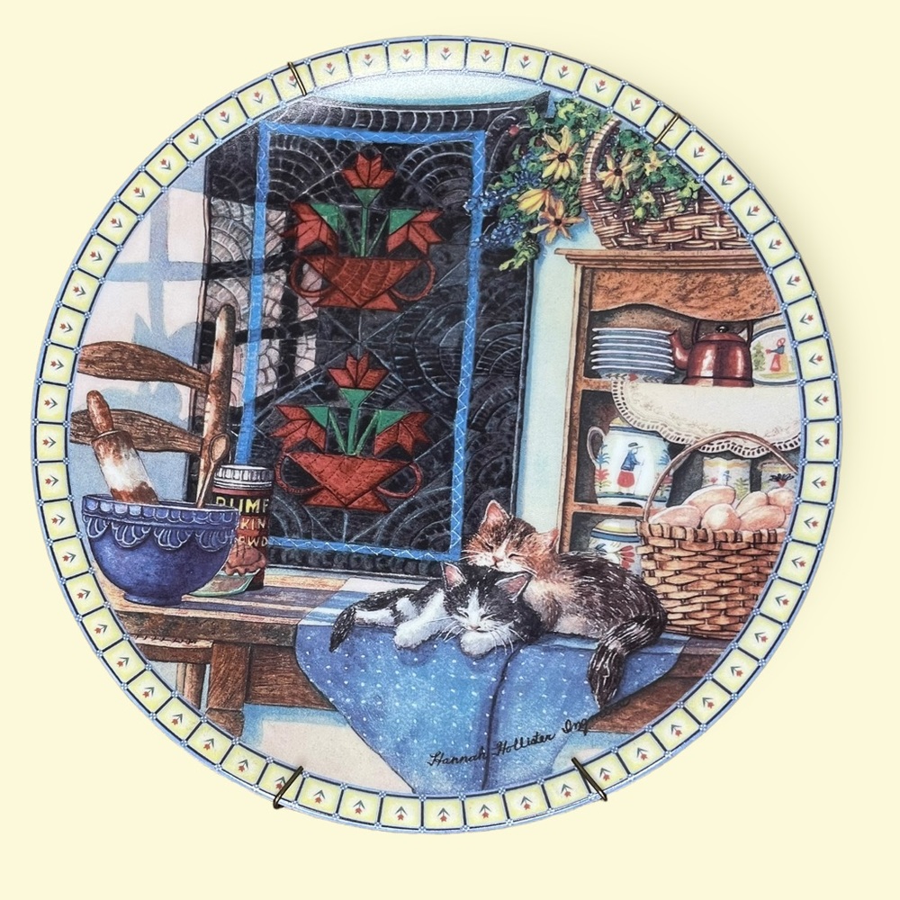 Cozy Country Corners: Lazy Morning Collector Plate